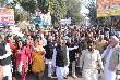 congress demonstration for bjp