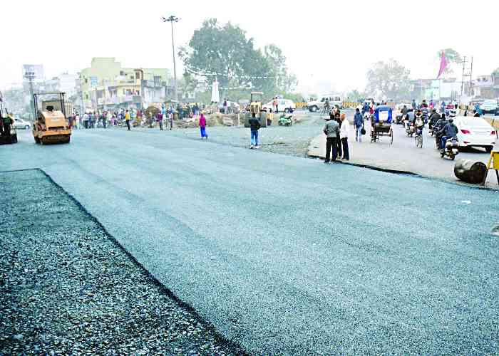 construction of the road