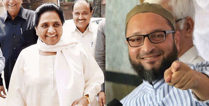 mayawati and owaisi