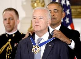 Joe Biden With Presidential Medal of Freedom