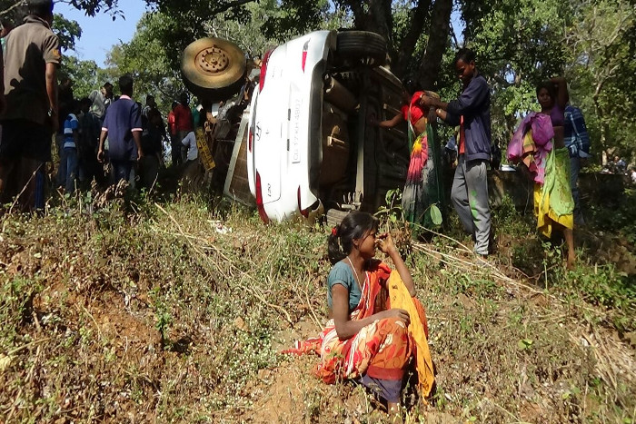 road accident in dantewada