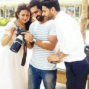 Divyanka and Vivek reached Bhopal