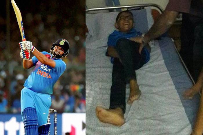 Suresh Raina hit six