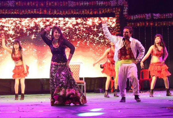 Bollywood actress Preeti Jhangiani at khargone