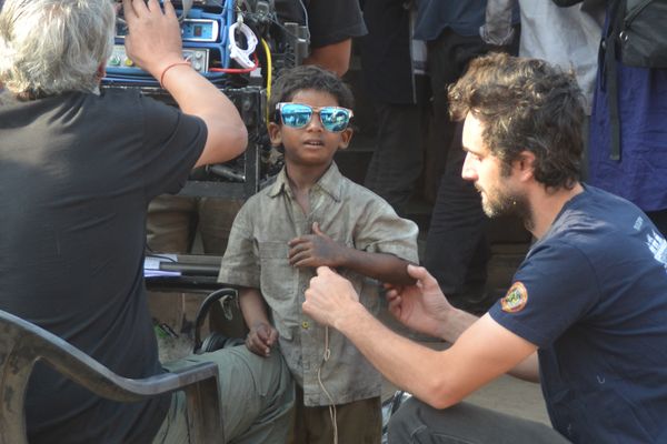 Sunny pawar Enjoyed in khandwa during Shooting of 