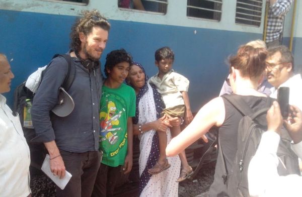 Sunny pawar Enjoyed in khandwa during Shooting of 