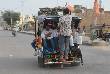 Overloaded autorickshaw