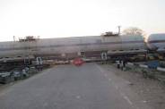 Railway gate and underpass closed