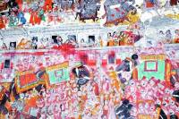 Holi was played on the river