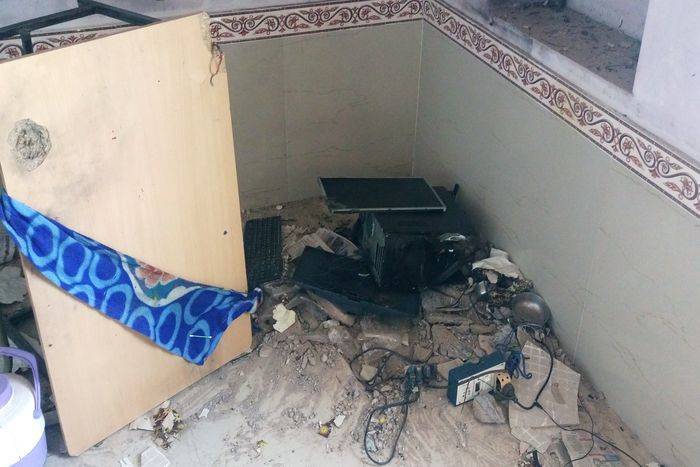 Lightning fell on the house in Piparcity