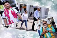politicians and designers seen at jodhpur airport, BJP leader sunil singhi, fashion designer armaan, salman khan lawyer anand desai, red light on VIP vehicles, ministers in jodhpur, jodhpur airport, jodhpur news