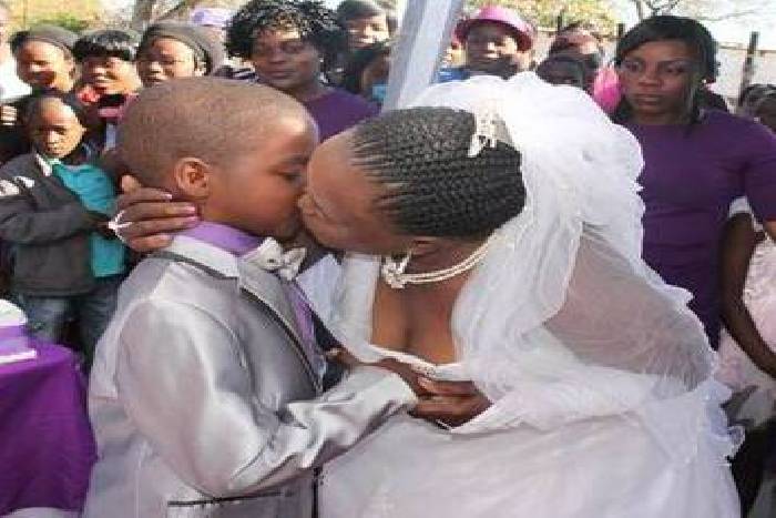 8 year old boy marries 62 year old woman