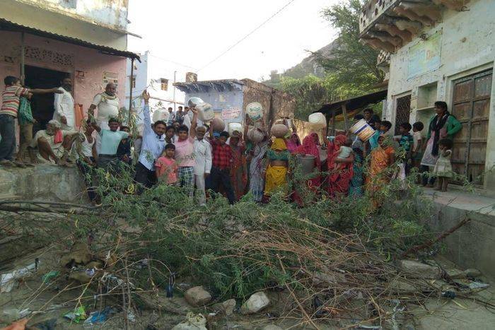 Water jam performed, water supply problem in Gulalana
