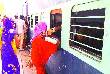 Video : no safety in train journey