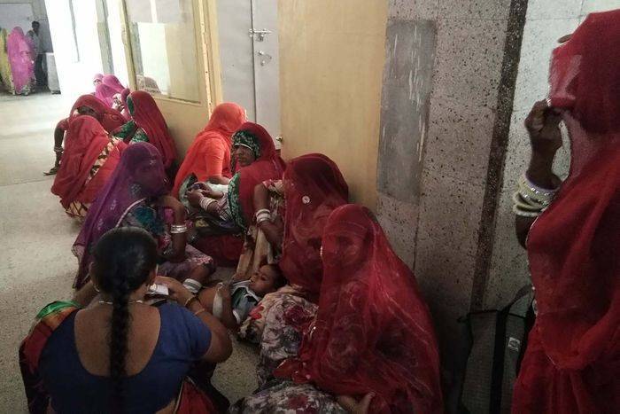 Dead body in Operation Theater, Distressed Women P