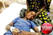 minor girl electrouted when passing by high tension line
