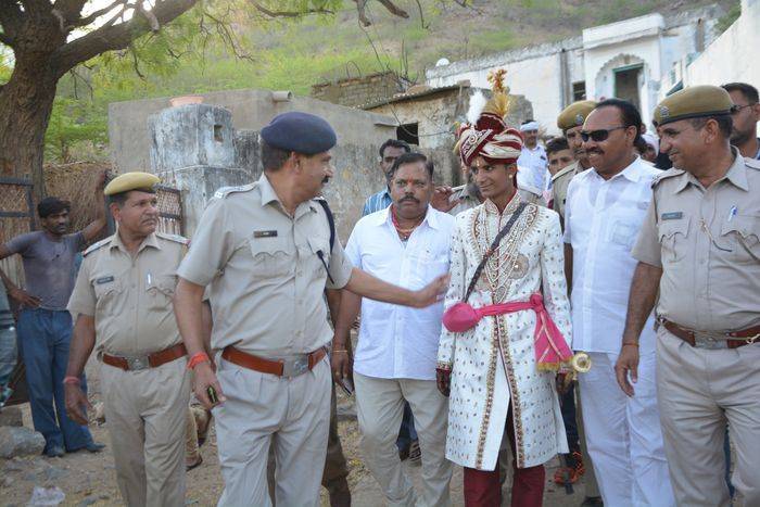 groom marriage ceremony in police custody