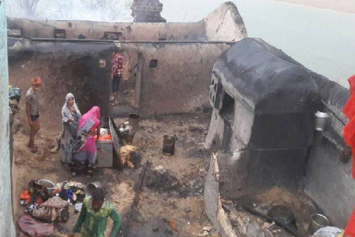 seven house burned out