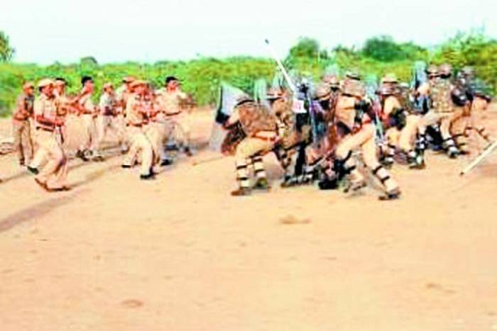 Mock Drill of Police to deal with Balba Situation 