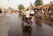 Hanuman square crossing sludge