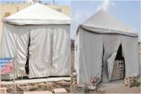 police chowki running in tents in jodhpur