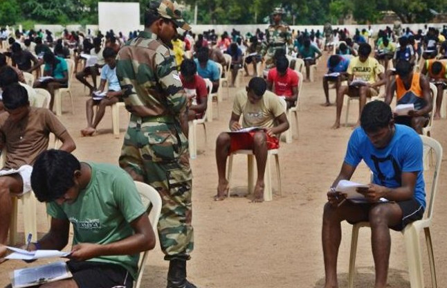 Indian army will recruit threw online exam 