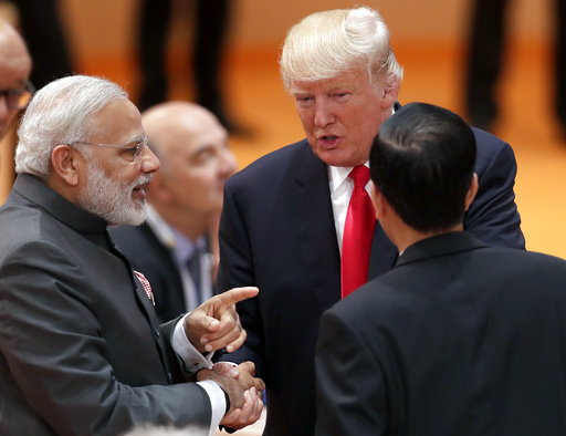 Trump Modi meet