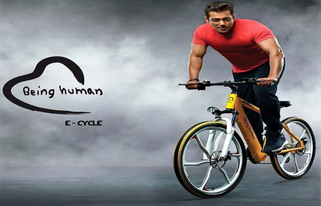 salman khan being human e bicycle