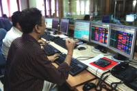 Share market falls slightly