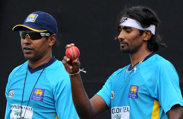 Srilanka cricketer Chaminda vaas and nuwan pradeep