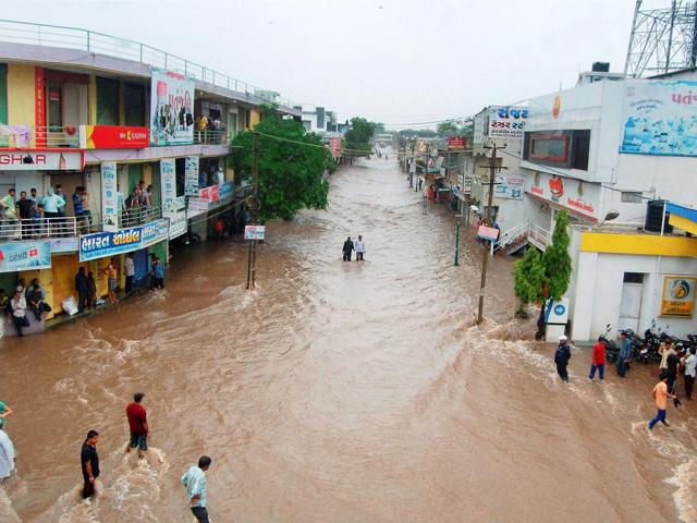 flood in many areas
