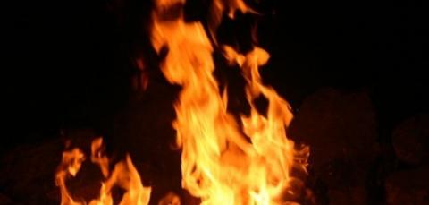 Seven months of death, death due to fire