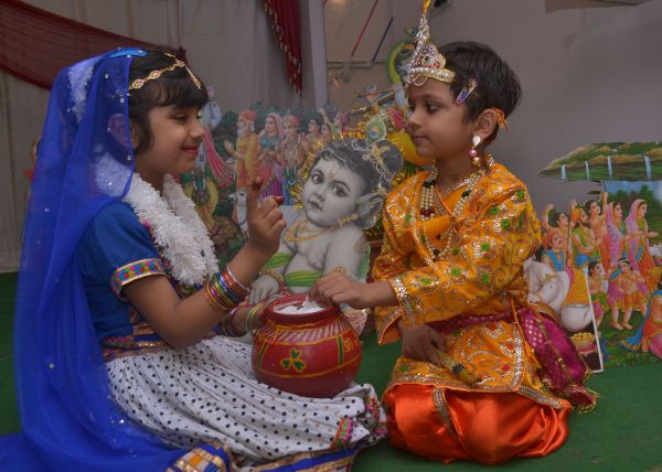 Krishna Janmashtami Program in School