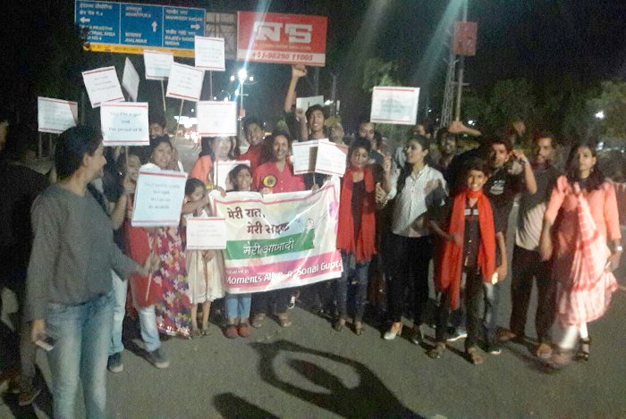 Meri Raat Meri Sadak, Meri Raat Meri Sadak Campaign, Campaign in Kota, Rajasthan Patrika, Kota Patrika, Kota News, Patrika News, Women's freedom, women's safety campaign, Kota Coaching, Kota