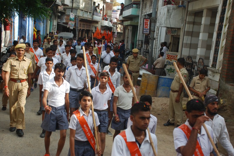 बजरंग दल, विहिप, पथ संचलन