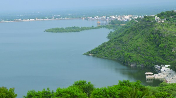 Rajsamand lake, lake Water level, rain in rajsamand, bageri bandh, nathdwara 