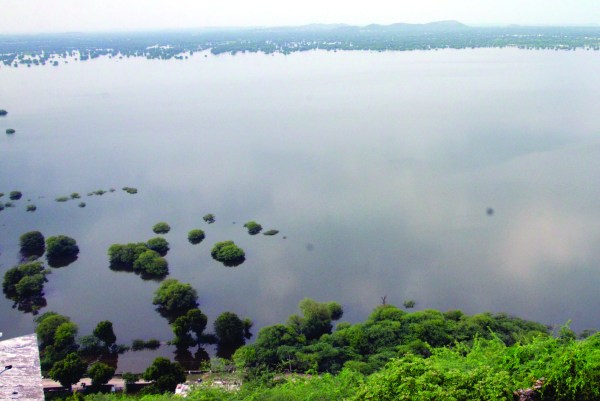 Rajsamand lake, lake Water level, rain in rajsamand, bageri bandh, nathdwara 