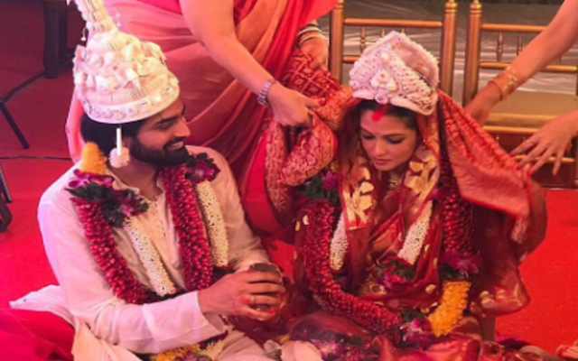 riya sen with her husband shivam pandey