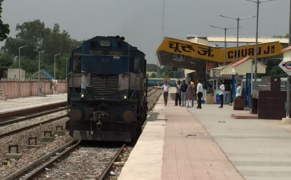 Fatehpur and Churu railway track trials