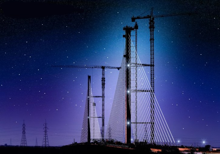 Hanging Bridge, kota patrika, Single Spine Bridge, Bridge on chambal, HangingBridge kota, East West Corridor, हैंगिंग ब्रिज, हैंगिंग ब्रिज कोटा, हैंगिंग ब्रिज इन इंडिया, Rajasthan Patrika, Kota, NHAI, Kota News, Patrika News, Kota Police,Hanging Bridge load testing report