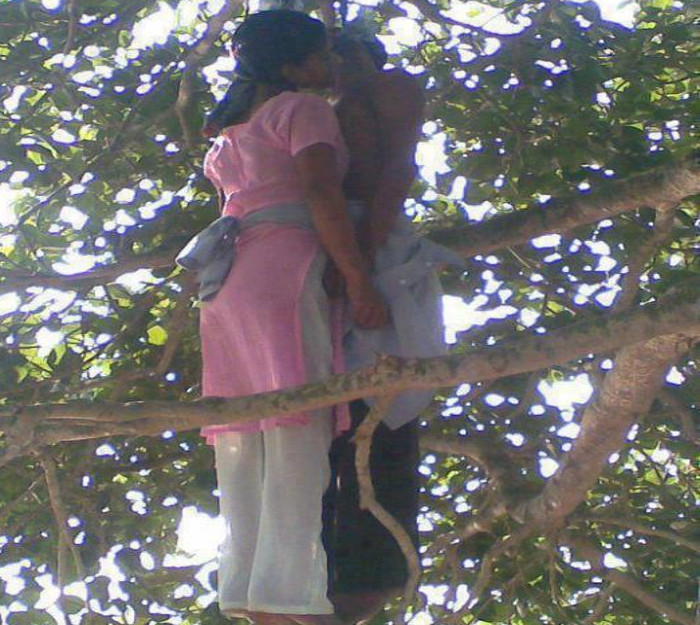 Lover couple Suicide