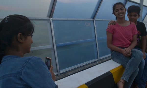 Selfie at Hanging Bridge