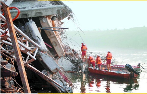 Hanging Bridge Accident on 24 December 2009 in Kota