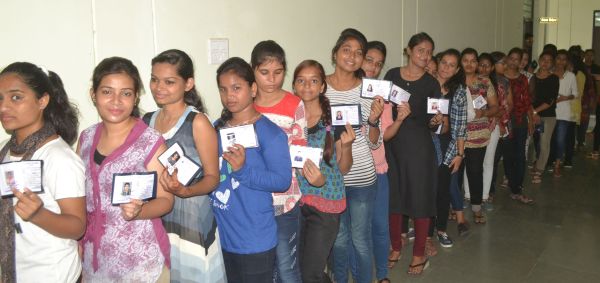 Student Union Election Voting in Kota