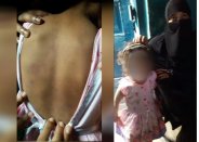 teacher beaten innocent girl, brutal behavior with innocent girl, teacher beaten girl,