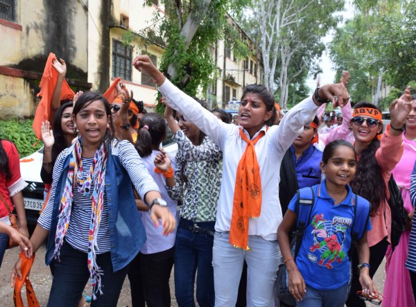 PICS: Student union election at udaipur 2017