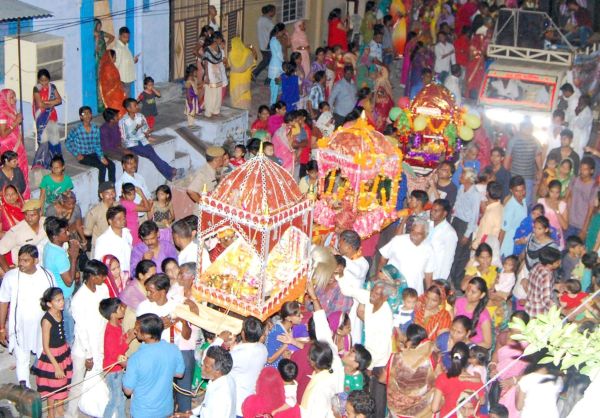 Jaljhulni Ekadashi-Dol Yaatra Festival Celebration in Kota