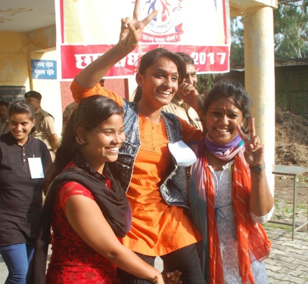 Celebration of Student Union Election Result