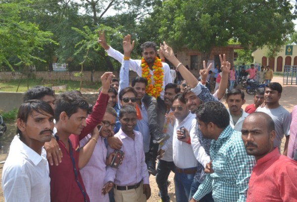 Celebration of Student Union Election Result