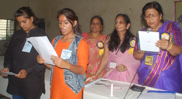 Celebration of Student Union Election Result